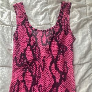 See through snakeskin jumpsuit